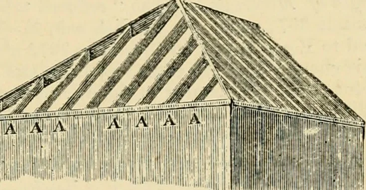 An illustration from An encyclopaedia of architecture, historical, theoretical, & practical. New ed., rev., portions rewritten, and with additions by Wyatt Papworth, 1888, leaf 648