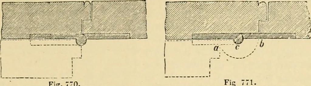 An illustration from An encyclopaedia of architecture, historical, theoretical, & practical. New ed., rev., portions rewritten, and with additions by Wyatt Papworth, 1888, leaf 682