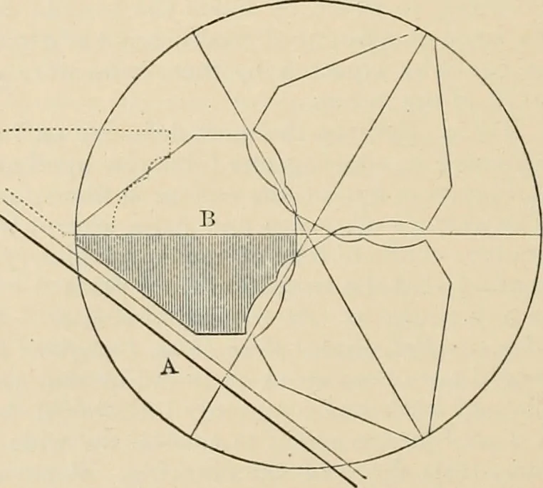 An illustration from An encyclopaedia of architecture, historical, theoretical, & practical. New ed., rev., portions rewritten, and with additions by Wyatt Papworth, 1888, leaf 689