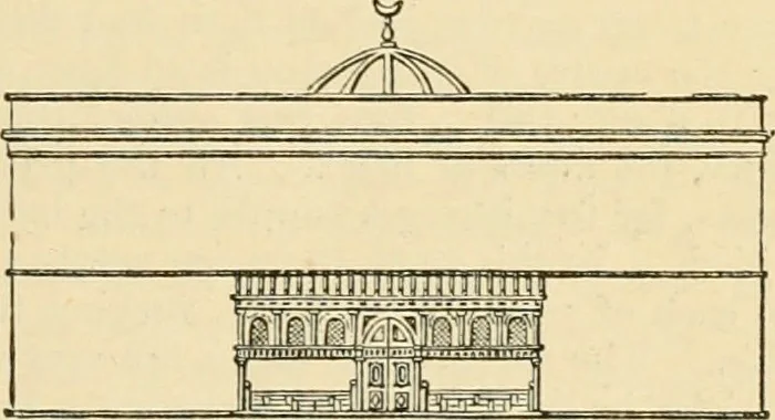 An illustration from An encyclopaedia of architecture, historical, theoretical, & practical. New ed., rev., portions rewritten, and with additions by Wyatt Papworth, 1888, leaf 76