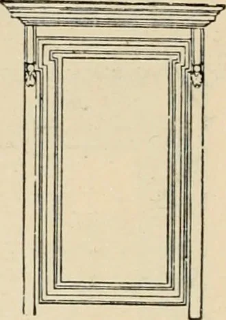 An illustration from An encyclopaedia of architecture, historical, theoretical, & practical. New ed., rev., portions rewritten, and with additions by Wyatt Papworth, 1888, leaf 941