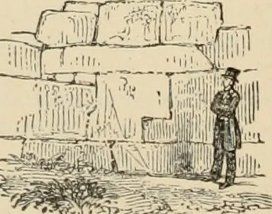 An illustration from An encyclopaedia of architecture, historical, theoretical, & practical. New ed., rev., portions rewritten, and with additions by Wyatt Papworth, 1888, leaf 95
