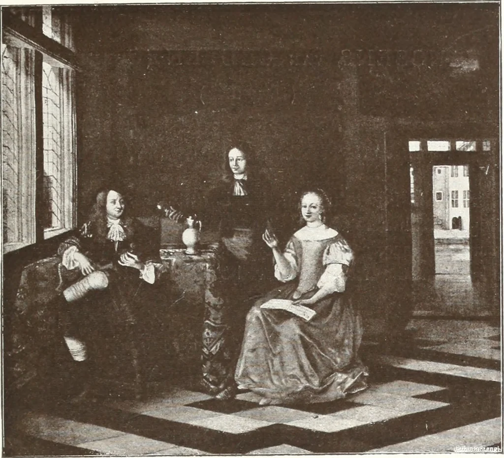 An illustration from Illustrated catalogue of 300 paintings by old masters of the Dutch, Flemish, Italian, French and English schools : being some of the part principal pictures which have at various times formed part of the Sedelmeyer Gallery, 1898, leaf 100