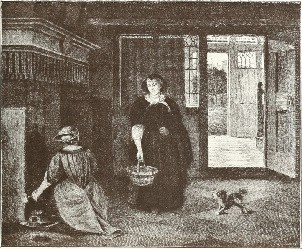 An illustration from Illustrated catalogue of 300 paintings by old masters of the Dutch, Flemish, Italian, French and English schools : being some of the part principal pictures which have at various times formed part of the Sedelmeyer Gallery, 1898, leaf 100
