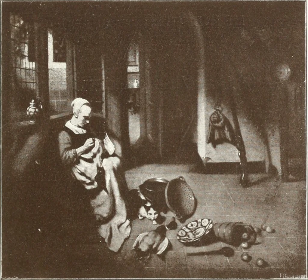 An illustration from Illustrated catalogue of 300 paintings by old masters of the Dutch, Flemish, Italian, French and English schools : being some of the part principal pictures which have at various times formed part of the Sedelmeyer Gallery, 1898, leaf 108