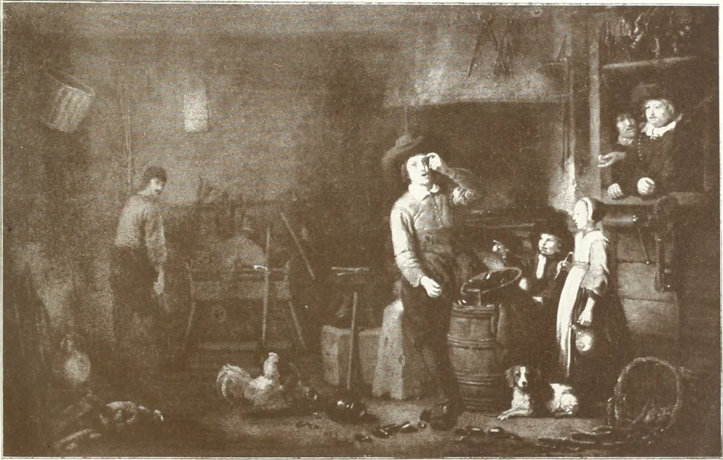 An illustration from Illustrated catalogue of 300 paintings by old masters of the Dutch, Flemish, Italian, French and English schools : being some of the part principal pictures which have at various times formed part of the Sedelmeyer Gallery, 1898, leaf 12