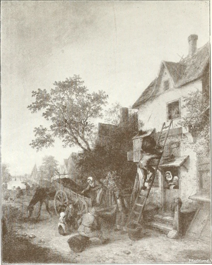 An illustration from Illustrated catalogue of 300 paintings by old masters of the Dutch, Flemish, Italian, French and English schools : being some of the part principal pictures which have at various times formed part of the Sedelmeyer Gallery, 1898, leaf 128