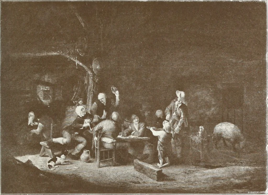 An illustration from Illustrated catalogue of 300 paintings by old masters of the Dutch, Flemish, Italian, French and English schools : being some of the part principal pictures which have at various times formed part of the Sedelmeyer Gallery, 1898, leaf 132
