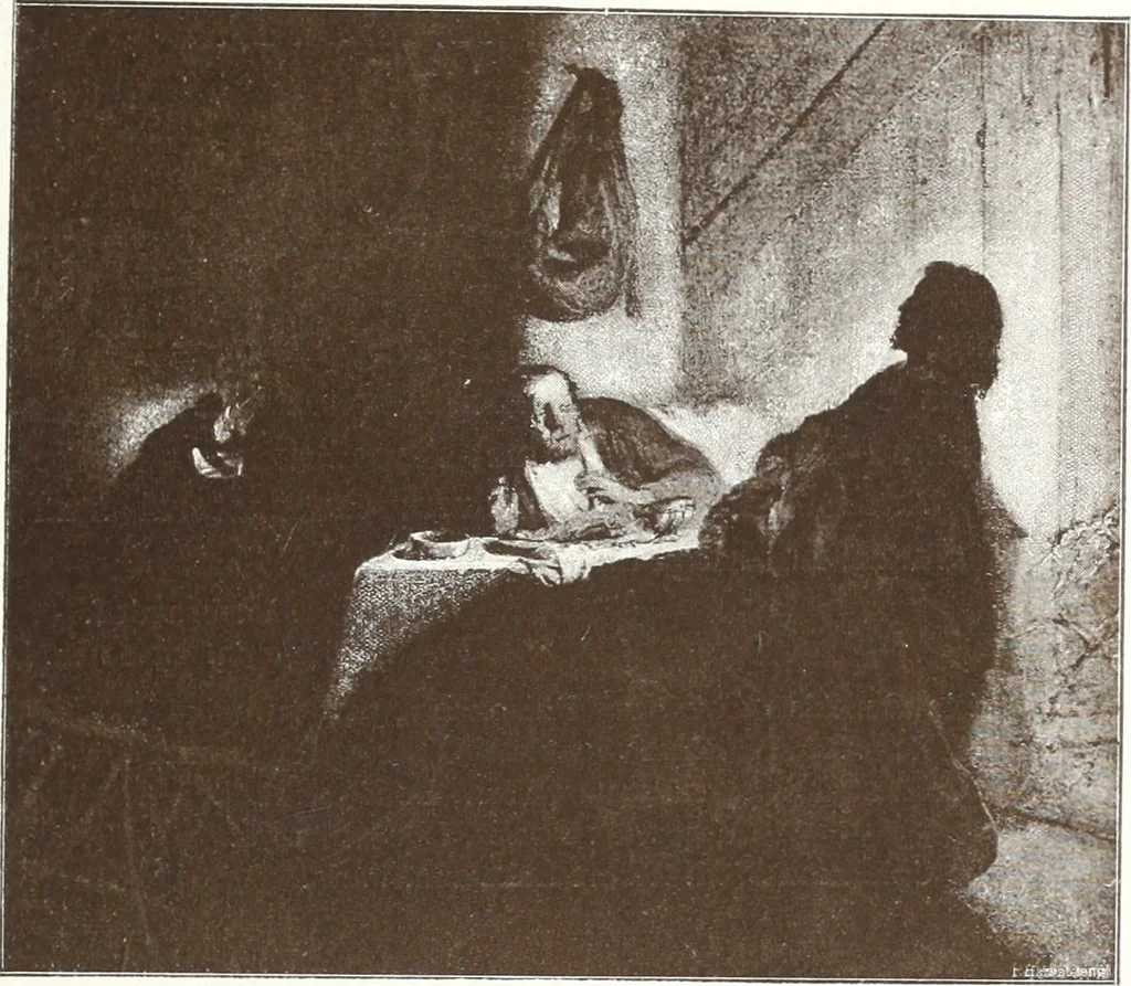An illustration from Illustrated catalogue of 300 paintings by old masters of the Dutch, Flemish, Italian, French and English schools : being some of the part principal pictures which have at various times formed part of the Sedelmeyer Gallery, 1898, leaf 144