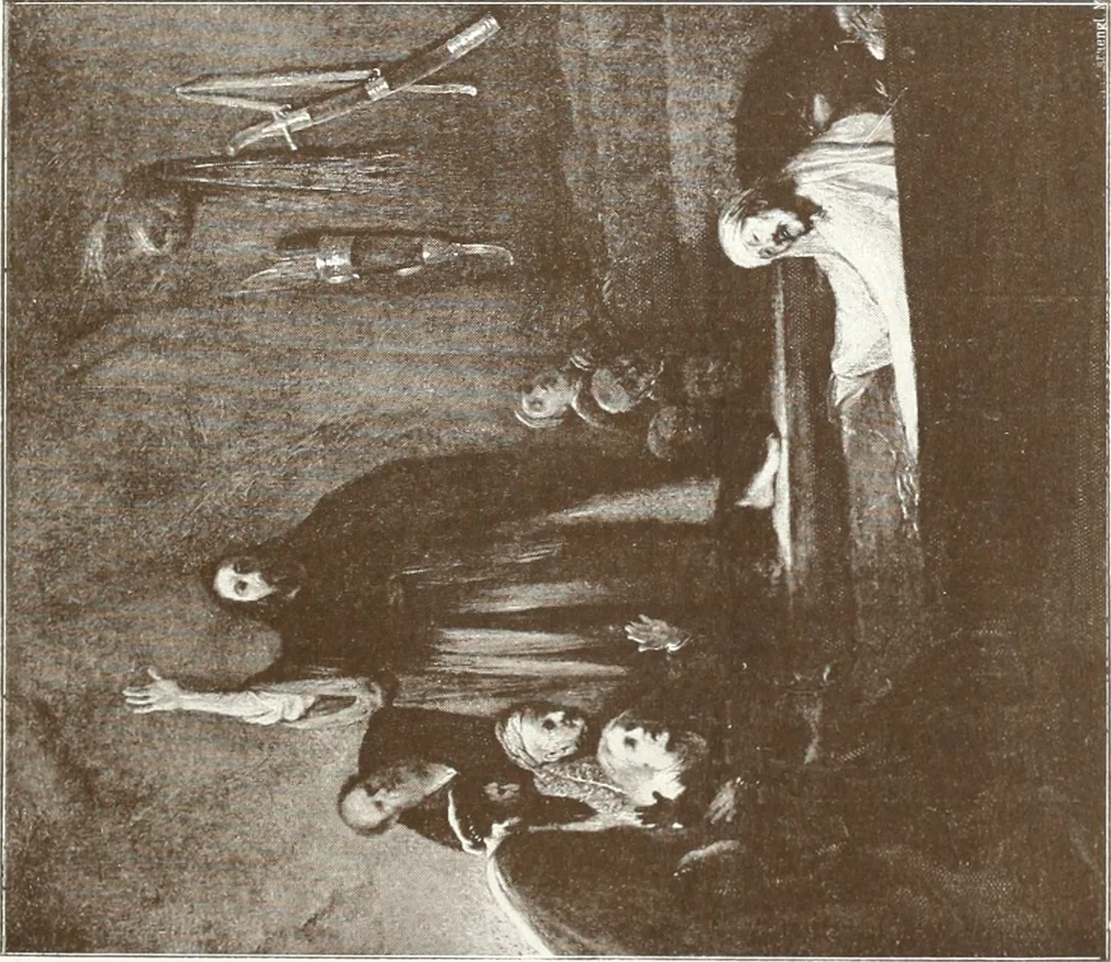 An illustration from Illustrated catalogue of 300 paintings by old masters of the Dutch, Flemish, Italian, French and English schools : being some of the part principal pictures which have at various times formed part of the Sedelmeyer Gallery, 1898, leaf 144