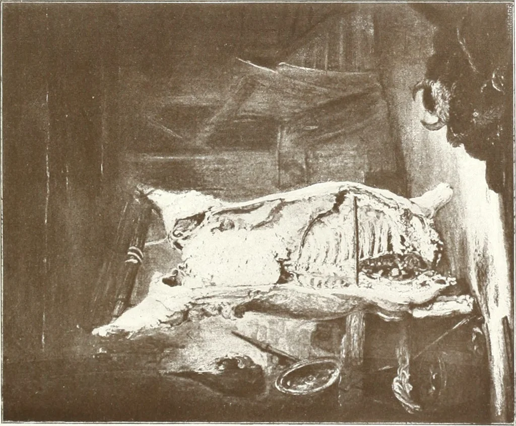An illustration from Illustrated catalogue of 300 paintings by old masters of the Dutch, Flemish, Italian, French and English schools : being some of the part principal pictures which have at various times formed part of the Sedelmeyer Gallery, 1898, leaf 182