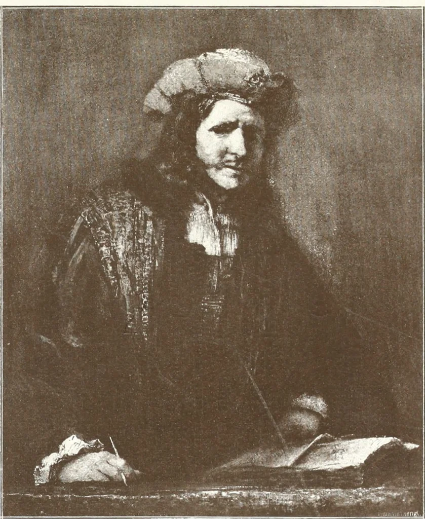 An illustration from Illustrated catalogue of 300 paintings by old masters of the Dutch, Flemish, Italian, French and English schools : being some of the part principal pictures which have at various times formed part of the Sedelmeyer Gallery, 1898, leaf 190