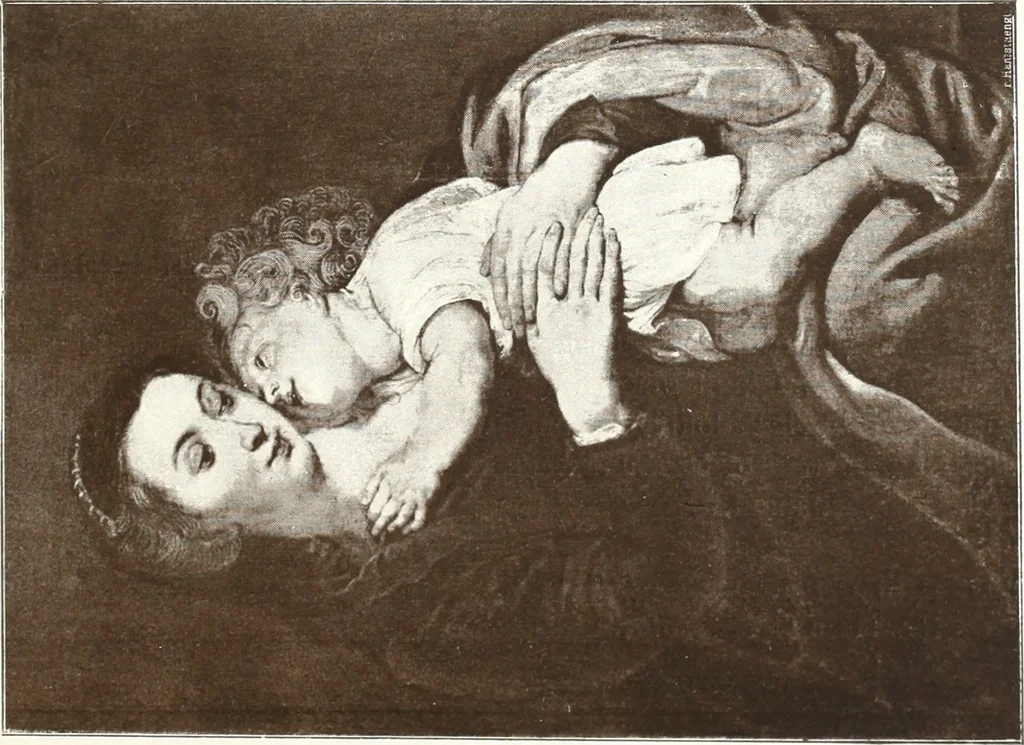 An illustration from Illustrated catalogue of 300 paintings by old masters of the Dutch, Flemish, Italian, French and English schools : being some of the part principal pictures which have at various times formed part of the Sedelmeyer Gallery, 1898, leaf 206
