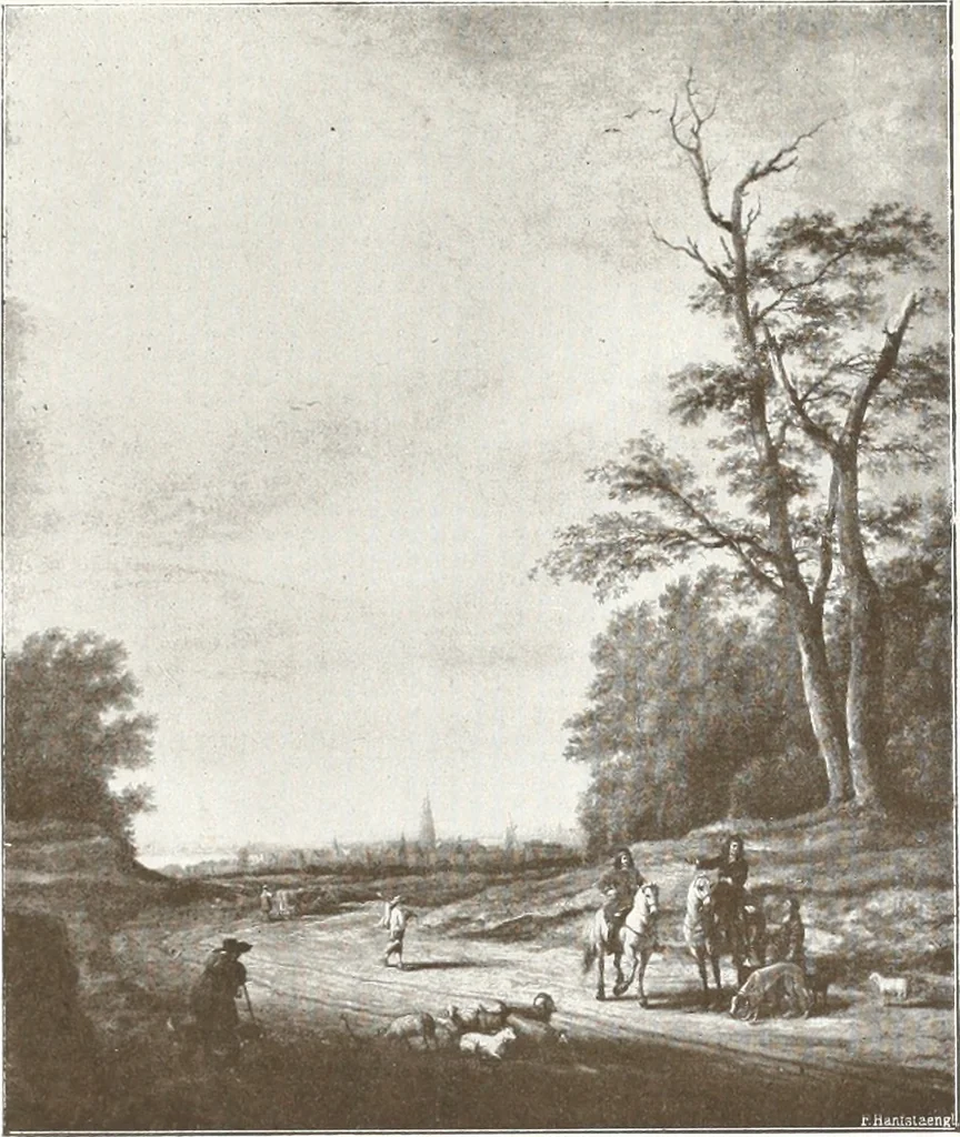 An illustration from Illustrated catalogue of 300 paintings by old masters of the Dutch, Flemish, Italian, French and English schools : being some of the part principal pictures which have at various times formed part of the Sedelmeyer Gallery, 1898, leaf 22