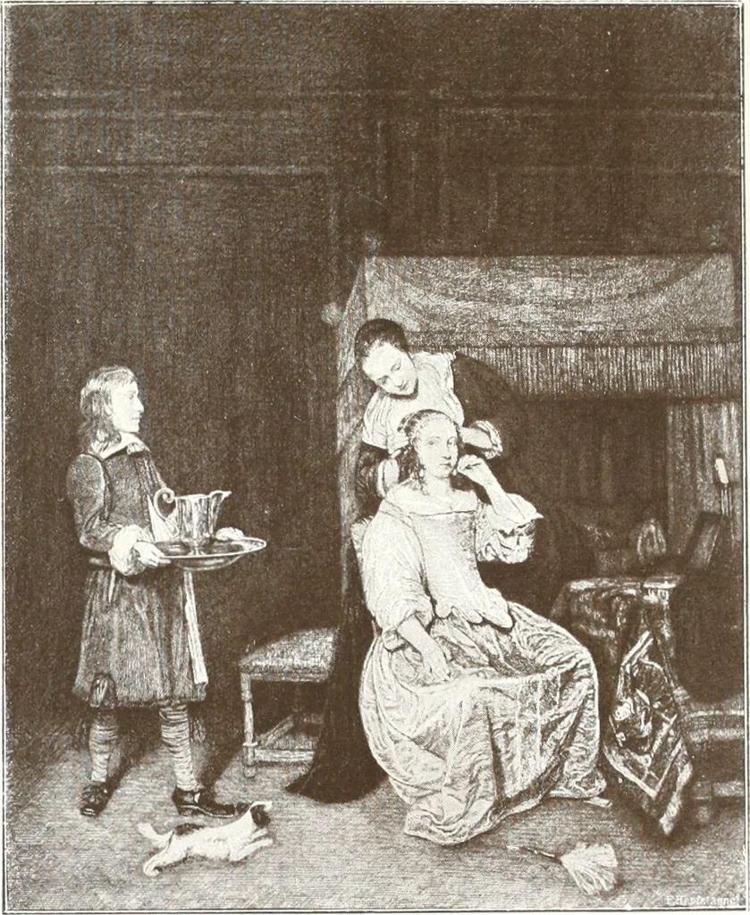 An illustration from Illustrated catalogue of 300 paintings by old masters of the Dutch, Flemish, Italian, French and English schools : being some of the part principal pictures which have at various times formed part of the Sedelmeyer Gallery, 1898, leaf 256