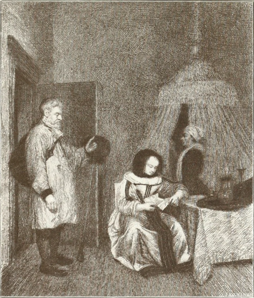 An illustration from Illustrated catalogue of 300 paintings by old masters of the Dutch, Flemish, Italian, French and English schools : being some of the part principal pictures which have at various times formed part of the Sedelmeyer Gallery, 1898, leaf 258