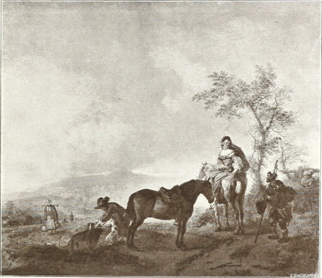 An illustration from Illustrated catalogue of 300 paintings by old masters of the Dutch, Flemish, Italian, French and English schools : being some of the part principal pictures which have at various times formed part of the Sedelmeyer Gallery, 1898, leaf 276