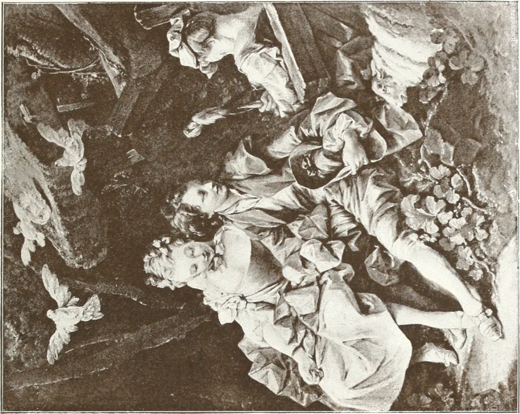 An illustration from Illustrated catalogue of 300 paintings by old masters of the Dutch, Flemish, Italian, French and English schools : being some of the part principal pictures which have at various times formed part of the Sedelmeyer Gallery, 1898, leaf 322