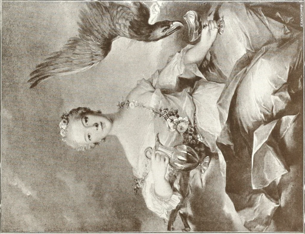 An illustration from Illustrated catalogue of 300 paintings by old masters of the Dutch, Flemish, Italian, French and English schools : being some of the part principal pictures which have at various times formed part of the Sedelmeyer Gallery, 1898, leaf 332
