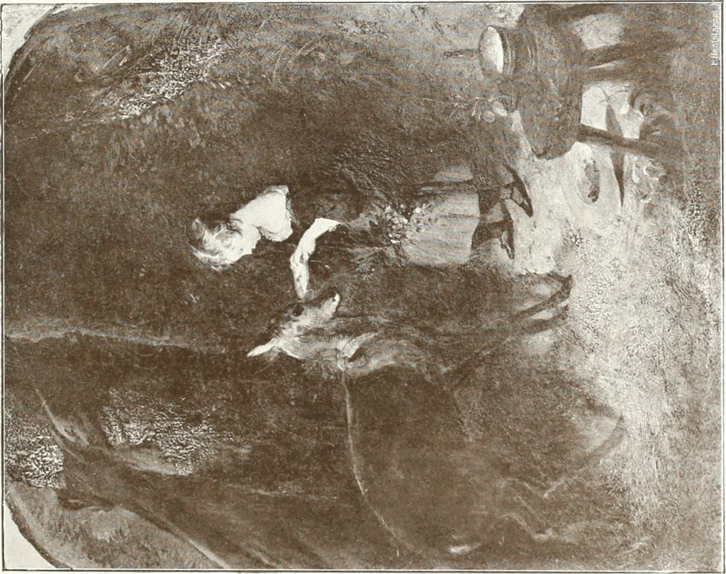 An illustration from Illustrated catalogue of 300 paintings by old masters of the Dutch, Flemish, Italian, French and English schools : being some of the part principal pictures which have at various times formed part of the Sedelmeyer Gallery, 1898, leaf 348