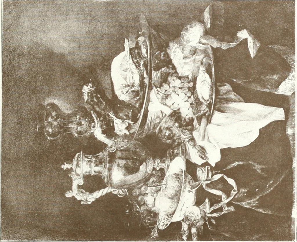 An illustration from Illustrated catalogue of 300 paintings by old masters of the Dutch, Flemish, Italian, French and English schools : being some of the part principal pictures which have at various times formed part of the Sedelmeyer Gallery, 1898, leaf 8