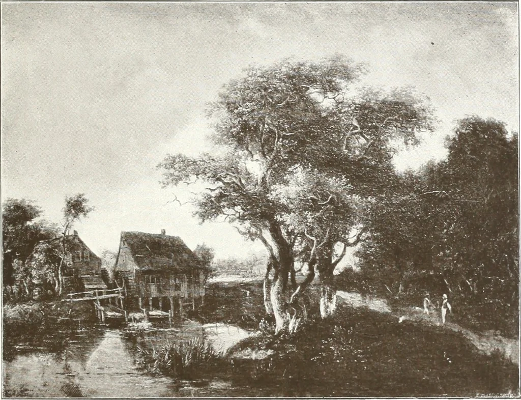 An illustration from Illustrated catalogue of 300 paintings by old masters of the Dutch, Flemish, Italian, French and English schools : being some of the part principal pictures which have at various times formed part of the Sedelmeyer Gallery, 1898, leaf 80