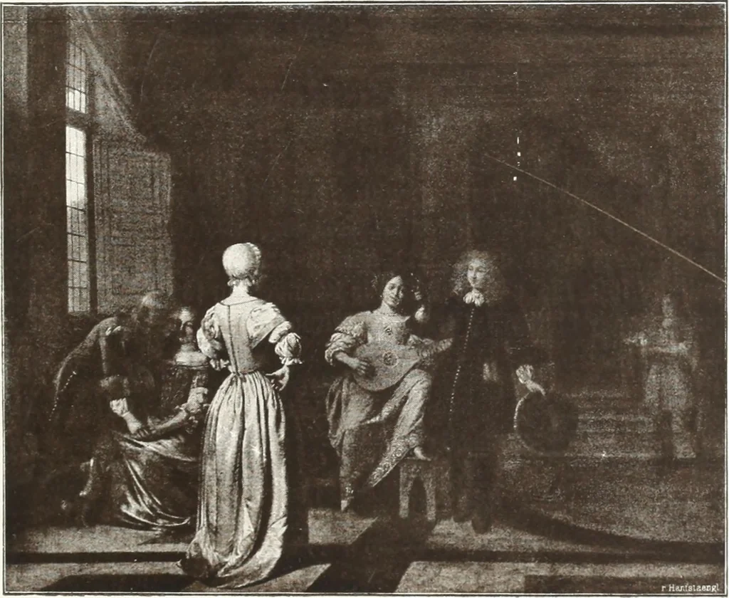 An illustration from Illustrated catalogue of 300 paintings by old masters of the Dutch, Flemish, Italian, French and English schools : being some of the part principal pictures which have at various times formed part of the Sedelmeyer Gallery, 1898, leaf 98
