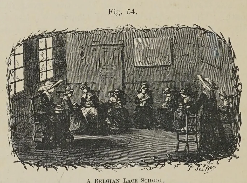 An illustration from History of lace, 1902, leaf 198