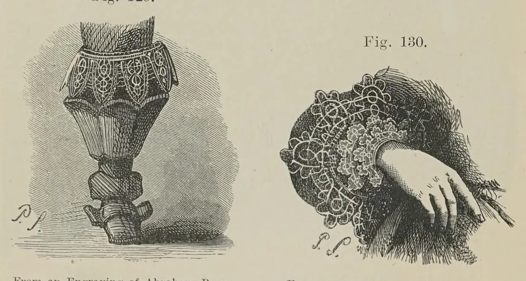 An illustration from History of lace, 1902, leaf 518