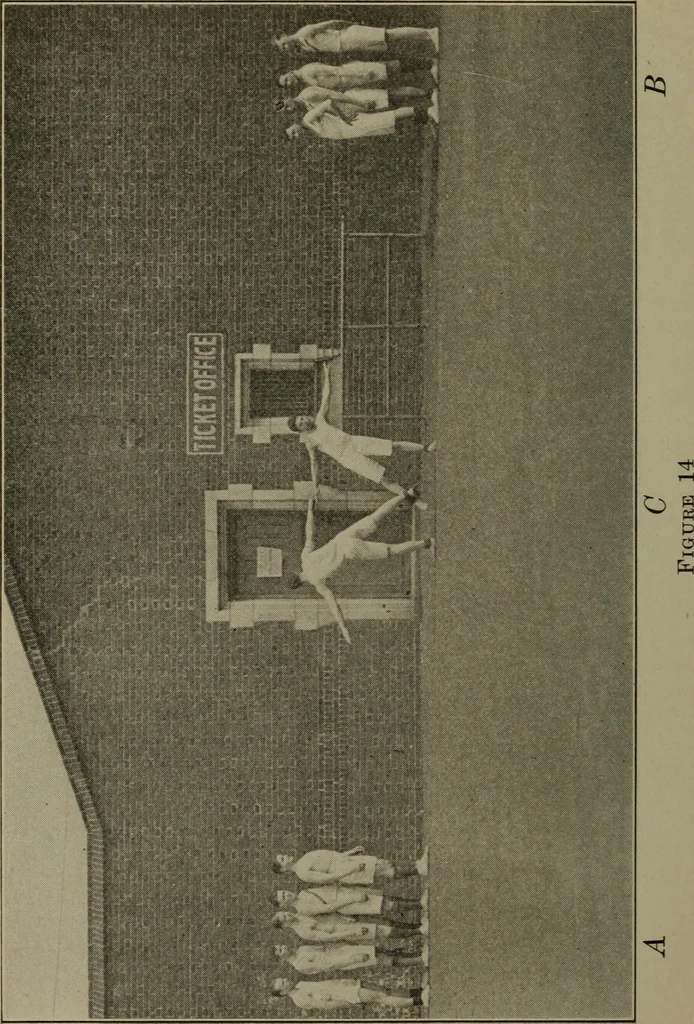 An illustration from 325 group contests for the army, navy, and school, 1918, leaf 47