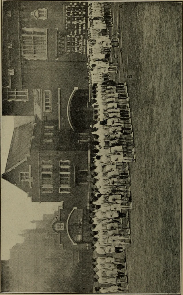 An illustration from 325 group contests for the army, navy, and school, 1918, leaf 53