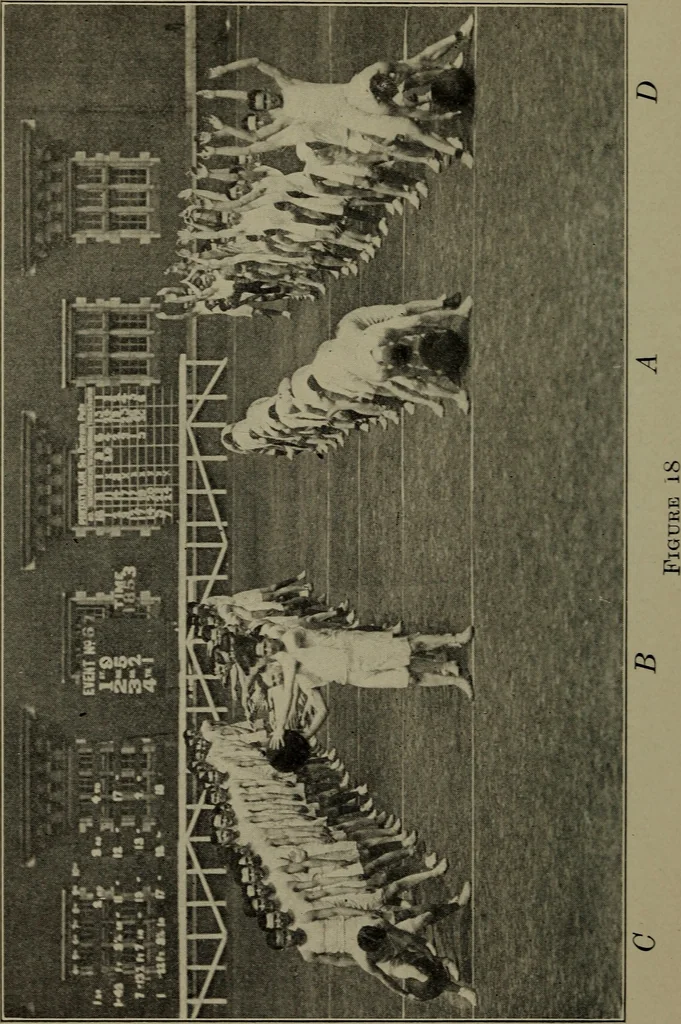 An illustration from 325 group contests for the army, navy, and school, 1918, leaf 57