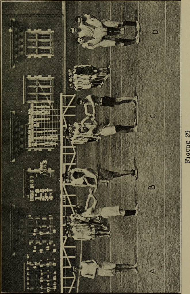 An illustration from 325 group contests for the army, navy, and school, 1918, leaf 84