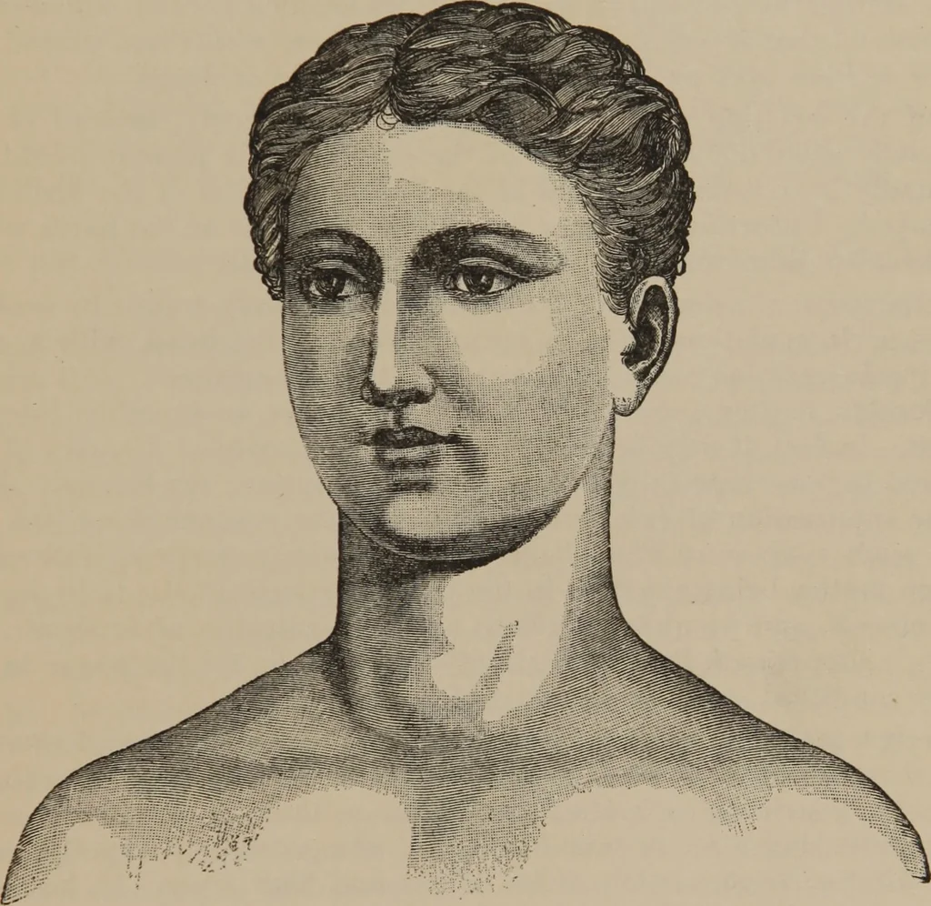 An illustration from The science of facial expression : the new system of diagnosis, based on original researches and discoveries, 1917, leaf 28