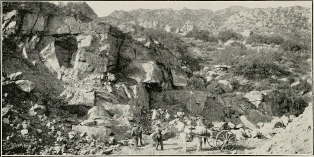 An illustration from The structural and industrial materials of California, 1906, leaf 137