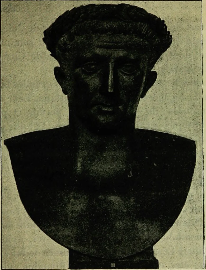 An illustration from La dégénérescence bachique et la névrose religieuse dans l'antiquité. Études medico-psychologiques, tirées des chefs-d'œuvre de la poésie, de l'histoire et de la philosophie, la Bible, Homère ... etc, 1901, leaf 162