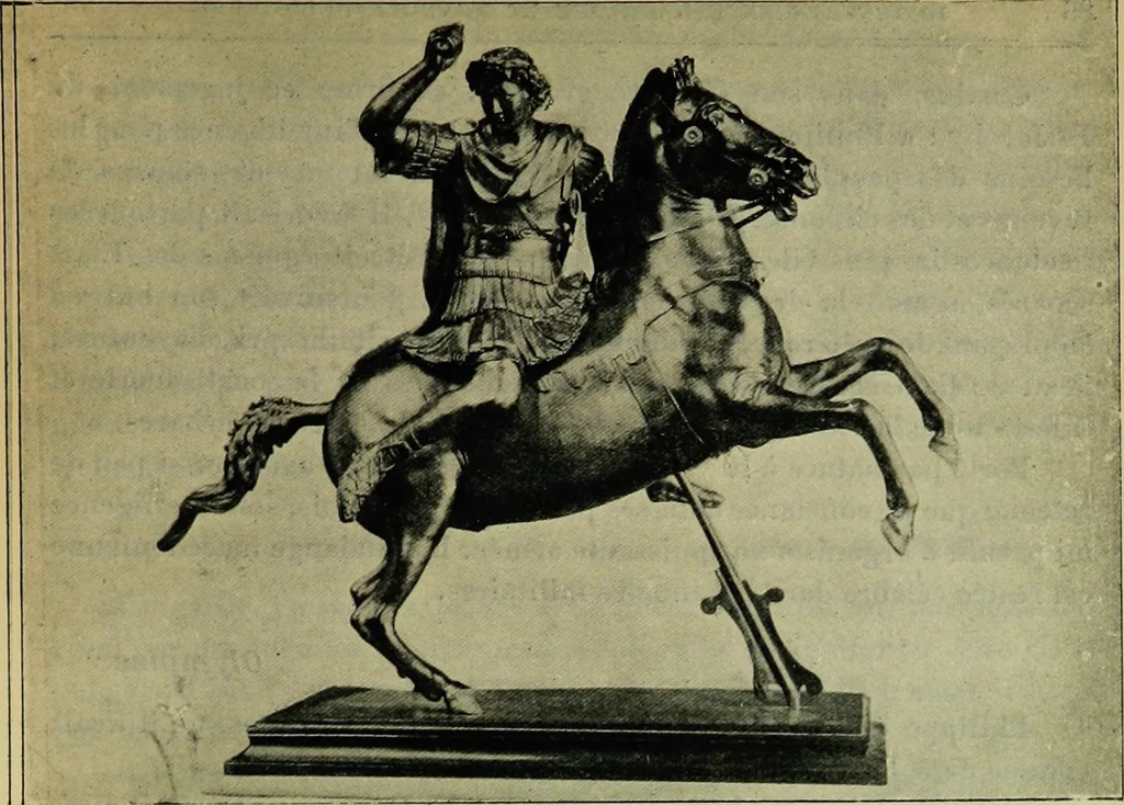 An illustration from La dégénérescence bachique et la névrose religieuse dans l'antiquité. Études medico-psychologiques, tirées des chefs-d'œuvre de la poésie, de l'histoire et de la philosophie, la Bible, Homère ... etc, 1901, leaf 90