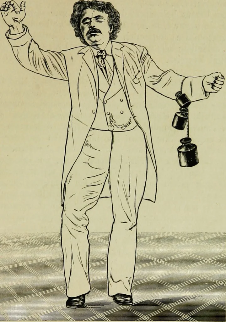 An illustration from Der Hypnotismus; Vorlesungen gehalten an der K. Friedrich-Wilhelms-Universität zu Berlin, 1890, leaf 96