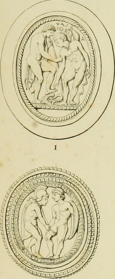 An illustration from Asklepios und die Asklepiaden, 1846, leaf 106