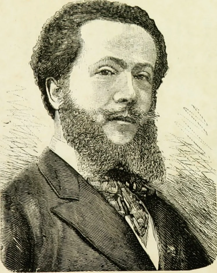 An illustration from Histoire de mes ascensions : récit de vingt-quatre voyages aériens [1868-1877], 1880, leaf 9