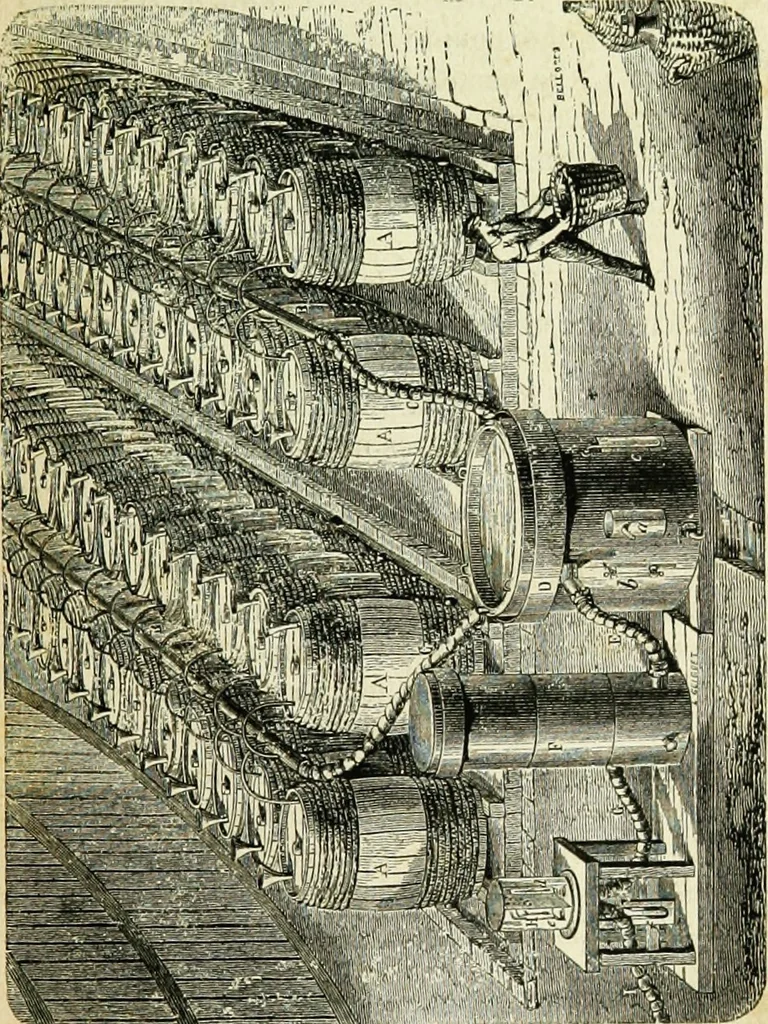 An illustration from Les aérostats, 1887, leaf 280