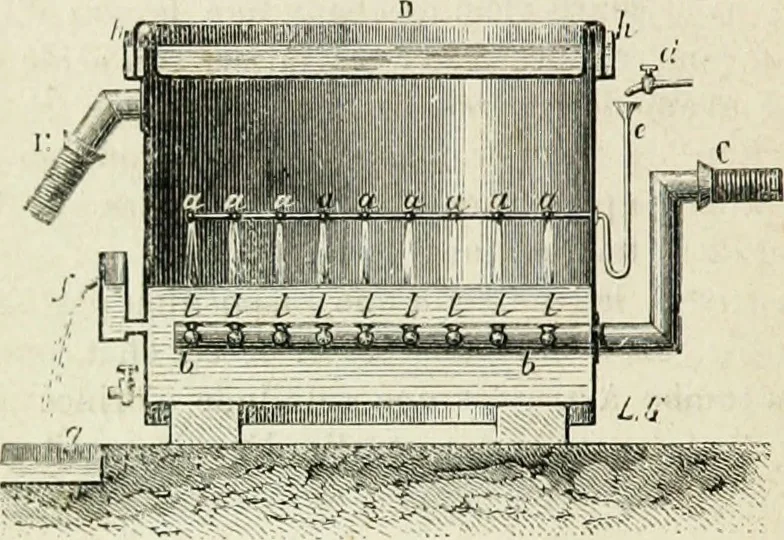 An illustration from Les aérostats, 1887, leaf 283