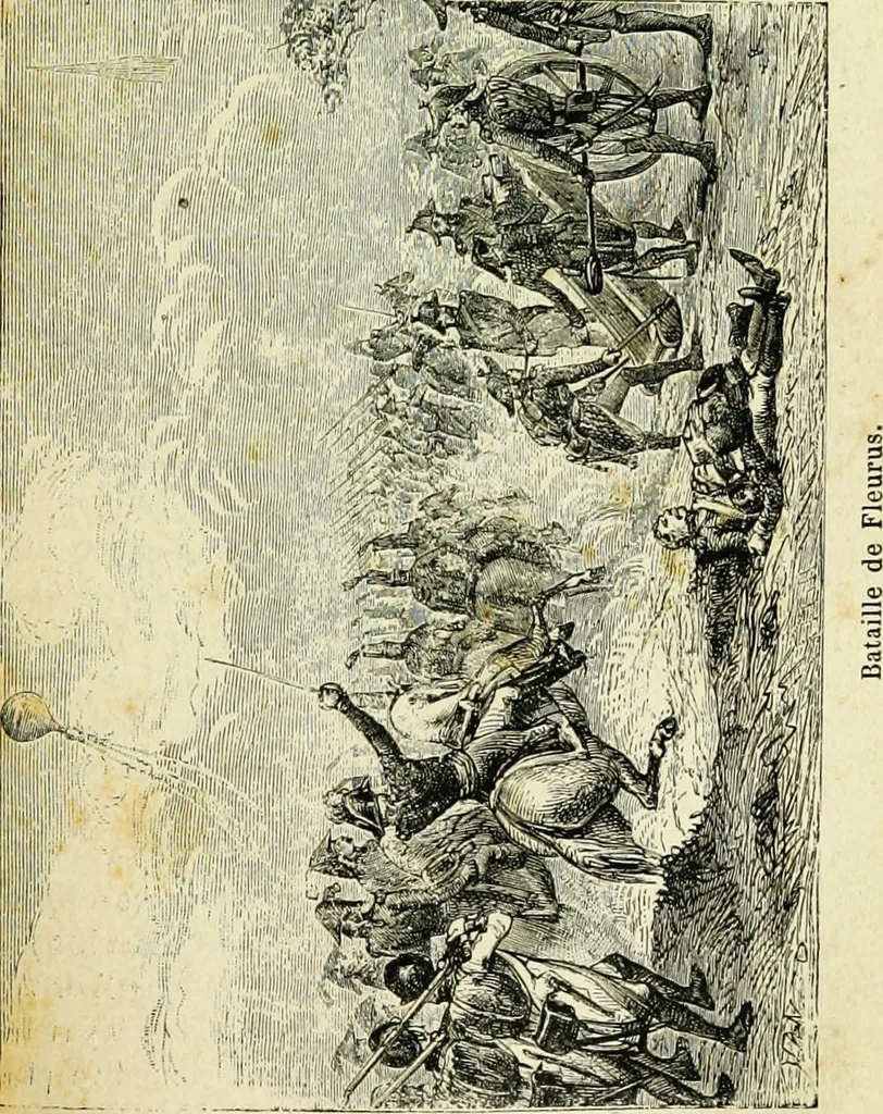 An illustration from Les aérostats, 1887, leaf 90