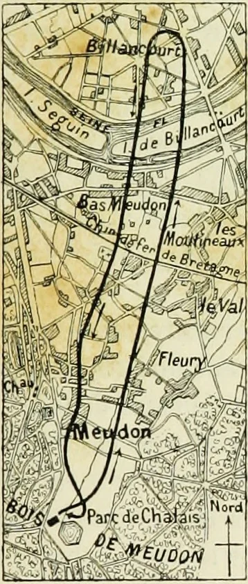 An illustration from La navigation aérienne : l'aviation et la direction des aérostats dans les temps anciens et modernes, 1886, leaf 324