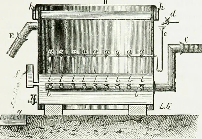 An illustration from Le grand ballon captif à vapeur de M. Henry Giffard : cour des Tuileries--Paris, 1878, 1878, leaf 100