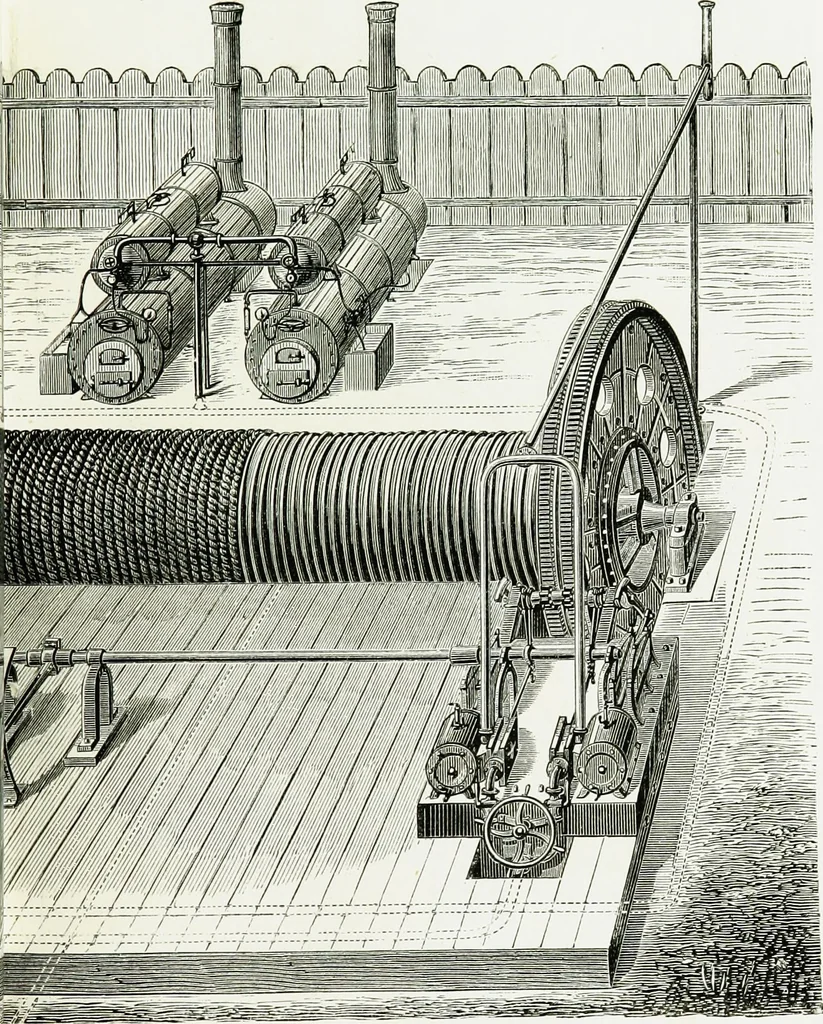 An illustration from Le grand ballon captif à vapeur de M. Henry Giffard : cour des Tuileries--Paris, 1878, 1878, leaf 70