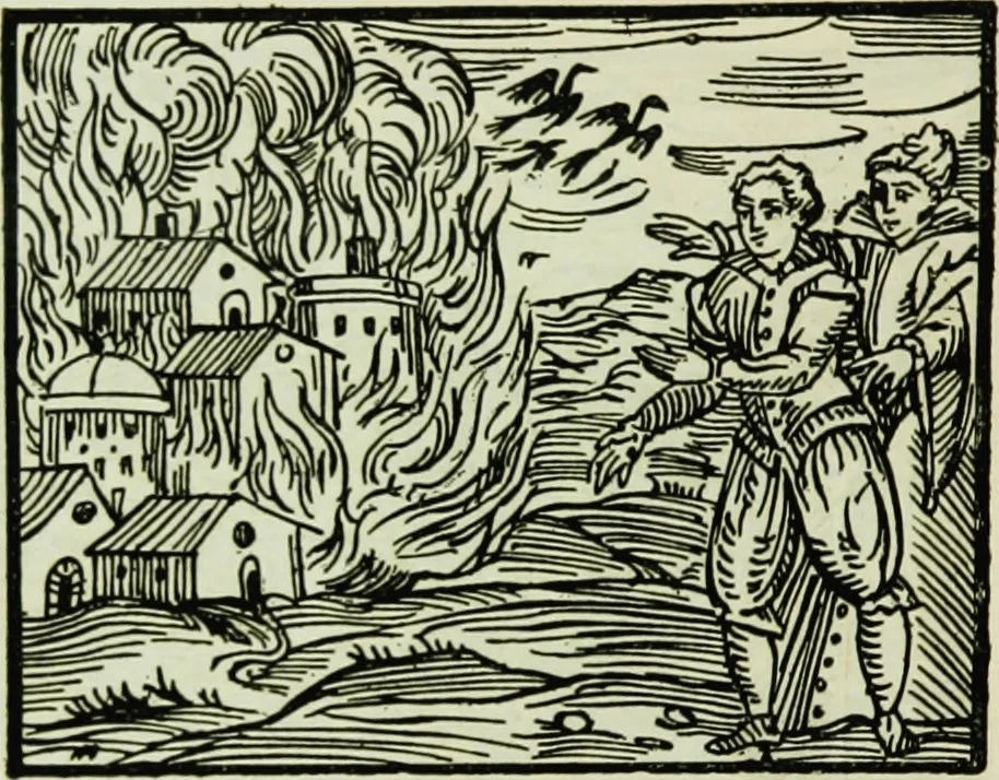 An illustration from Le sabbat de sorciers, 1890, leaf 37