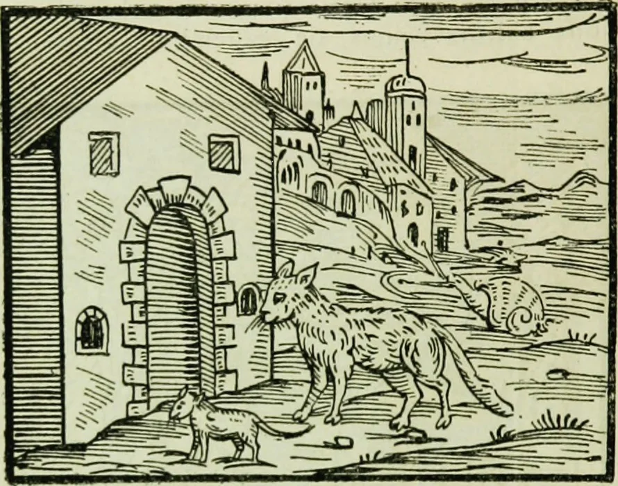 An illustration from Le sabbat de sorciers, 1890, leaf 41