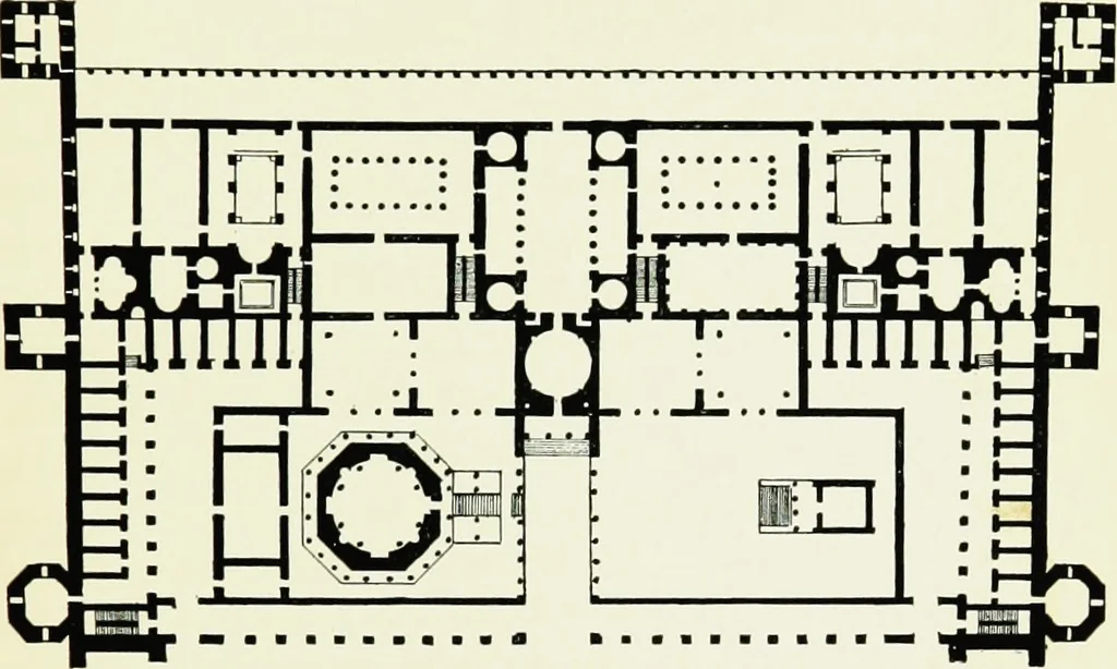 An illustration from A short history of architecture, 1897, leaf 102