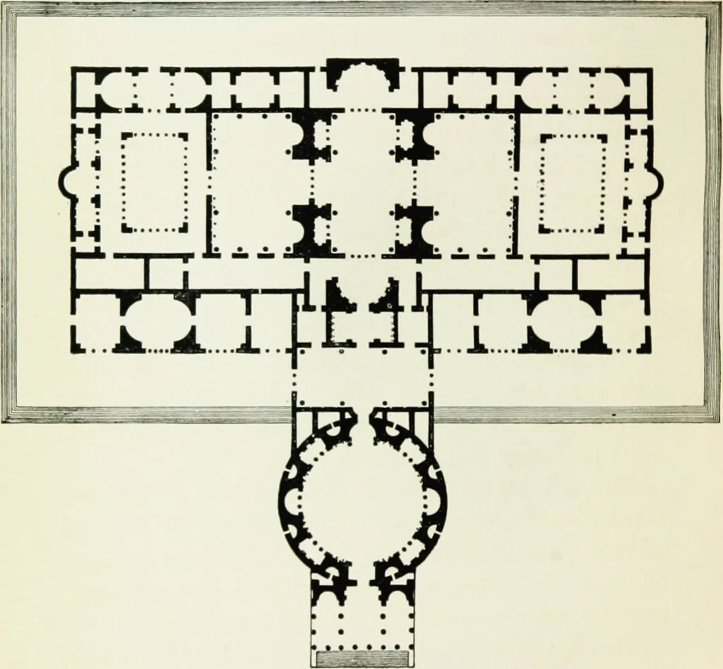 An illustration from A short history of architecture, 1897, leaf 109